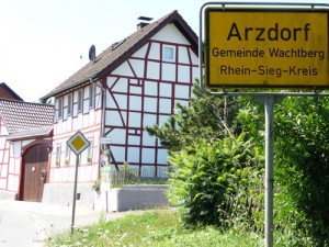 nördlicher Ortseingang Arzdorf