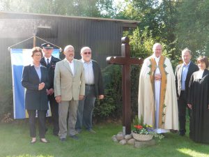 Geistlichkeit, Gemeinderepräsentanten und Vereinsvorsitzende Arzdorf.